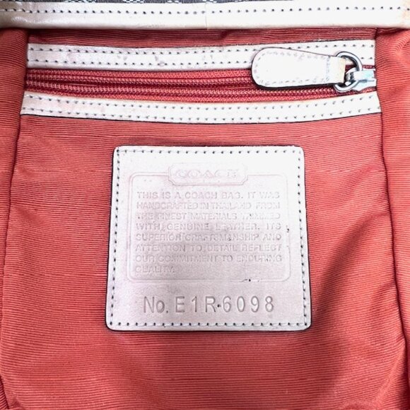 Men/Women Mini Coach Crossbody #6098 Leather & Convas  + Christian Dior  Handker - Picture 8 of 16